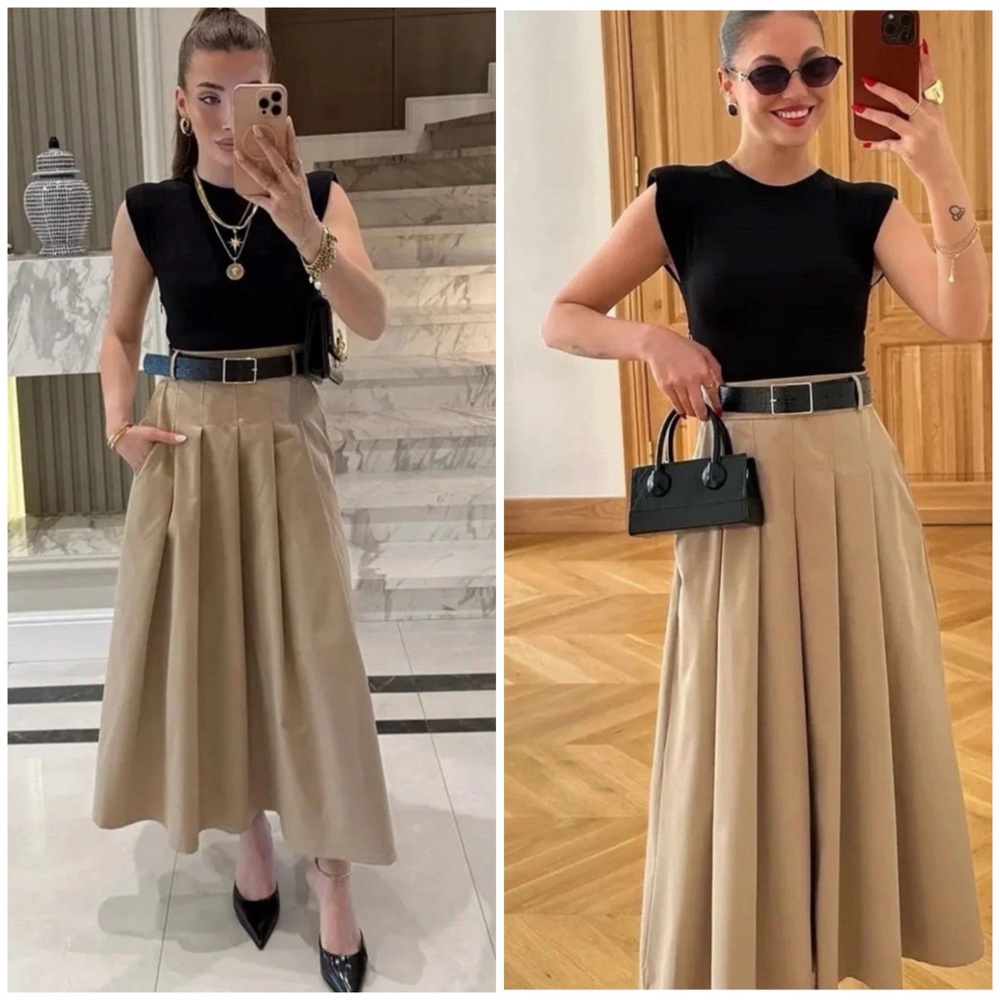 Zara SHOULDER PAD DRESS